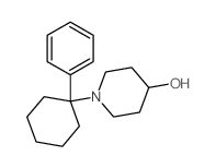1-(1-苯基环己基)-4-羟基哌啶 结构式