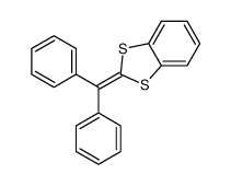 1,3-Benzodithiole, 2-(diphenylmethylene)- 结构式