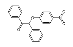 2-(4-硝基苯氧基)-2-苯基苯乙酮 结构式