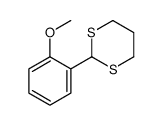 2-(2-Methoxyphenyl)-1,3-dithiane 结构式