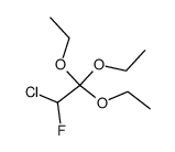 2-氯-1,1,1-三乙氧基-2-氟乙烷 结构式