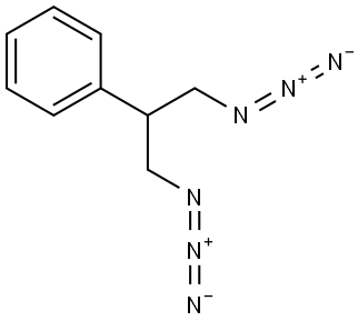 Benzene, [2-azido-1-(azidomethyl)ethyl]- 结构式
