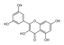 2-(3,5-二羟基苯基)-3,5,7-三羟基-4H-色烯-4-酮 结构式