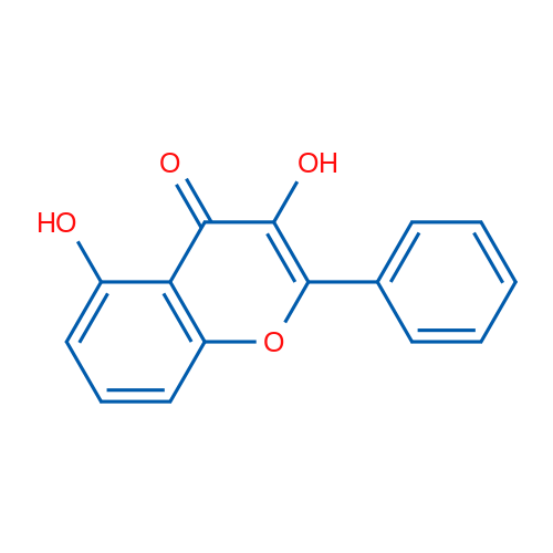 3,5-二羟基黄酮 结构式