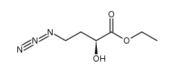 (2S)-4-叠氮基-2-羟基丁酸乙酯 结构式