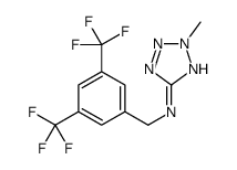 5-[N-(3,5-二三氟甲基苄基)氨基]-2-甲基四氮唑 结构式