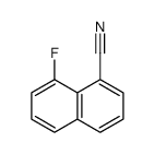 1-氰基-8-氟萘 结构式