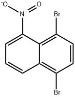 1,4-二溴-5-硝基萘 结构式