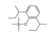 1,3-二(1-甲基丙基)-2-[(三甲基硅基)氧基]苯 结构式