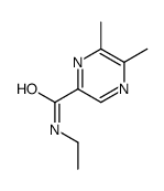 N-乙基-5,6-二甲基吡嗪-2-甲酰胺 结构式