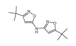 3-叔丁基-N-(5-叔丁基-3-异恶唑基)-5-异恶唑胺 结构式