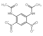 N,N'-(4,6-二硝基-1,3-亚苯基)二乙酰胺 结构式