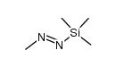 Diazene, 1-methyl-2-(trimethylsilyl)- 结构式