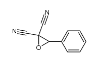 2,2-Oxiranedicarbonitrile, phenyl- 结构式