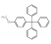 (p-Methoxyphenyl)triphenylmethane 结构式