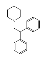 1-(2,2-二苯乙基)哌啶 结构式