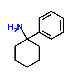 1-氨基-1-苯基环己烷 结构式