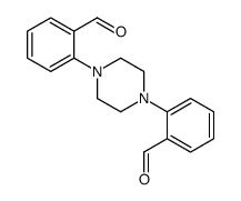 2,2'-(1,4-哌嗪二基)二苯甲醛 结构式