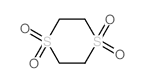 1,4-二噻烷-1,1,4,4-四氧化物 结构式