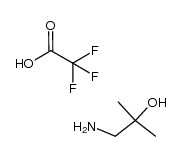 2-Propanol, 1-amino-2-methyl-, 2,2,2-trifluoroacetate (1:1) 结构式