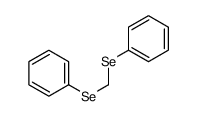 1,1'-[亚甲基二(硒基)]二苯 结构式