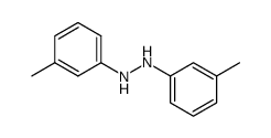 1,2-二(间甲苯基)肼 结构式