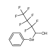 2,2,3,3,4,4,4-七氟-1-(苯硒基)丁-1-醇 结构式