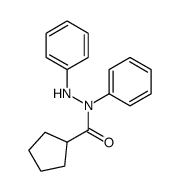 1,2-二苯基环戊甲酰肼 结构式