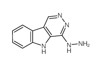 3,5-二氢-4H-哒嗪并(4,5-b)吲哚-4-酮腙 结构式