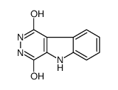 1H-Pyridazino(4,5-b)indole-1,4(5H)-dione, 2,3-dihydro- 结构式