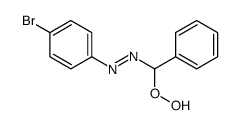 Hydroperoxide, [2-(4-bromophenyl)diazenyl]phenylmethyl 结构式