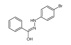 苯甲酸-2-(对溴苯基)酰肼 结构式