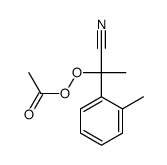 Peracetic acid 1-cyano-1-(2-methylphenyl)ethyl ester 结构式