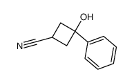 3-羟基-3-苯基环丁烷甲腈 结构式