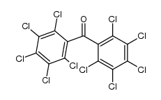 双(五氯苯基)甲酮 结构式