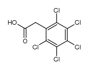 Benzeneacetic acid, 2,3,4,5,6-pentachloro- 结构式