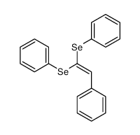 Benzene, 1,1'-[(2-phenylethenylidene)bis(seleno)]bis- 结构式