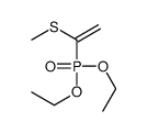 Phosphonic acid, [1-(methylthio)ethenyl]-, diethyl ester 结构式