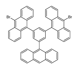 Anthracene, 9,9'-[5-(9-anthracenyl)-1,3-phenylene]bis[10-bromo- 结构式