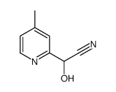 α-羟基-4-甲基-2-吡啶乙腈 结构式