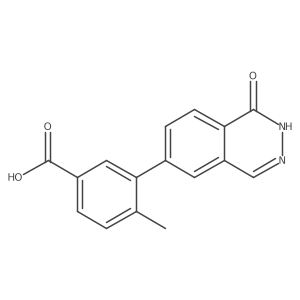 3-(1,2-二氢-1-氧代-6-酞嗪基)-4-甲基苯甲酸 结构式