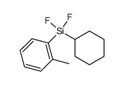 1-(环己基二氟硅基)-2-甲基苯 结构式