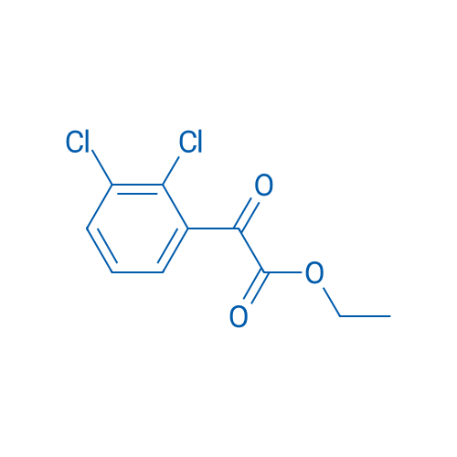 乙基2-(2,3-二氯苯基)-2-氧乙酸盐 结构式