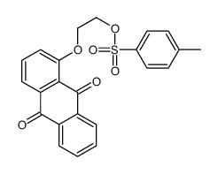 1-[2-[[(4-甲基苯基)磺酰基]氧基]乙氧基]-9,10-蒽二酮 结构式