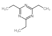 2,4,6-三乙基-1,3,5-三嗪 结构式