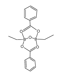 Boron, bis[μ-(benzoato-O:O')]diethyl-μ-oxodi- (9CI) 结构式