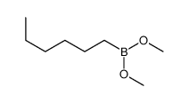 Boronic acid, hexyl-, dimethyl ester 结构式
