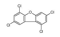 1,3,6,8-四氯二苯并呋喃 结构式