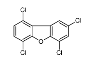 1,4,6,8-四氯二苯并呋喃 结构式