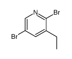 2,5-二溴-3-乙基吡啶 结构式